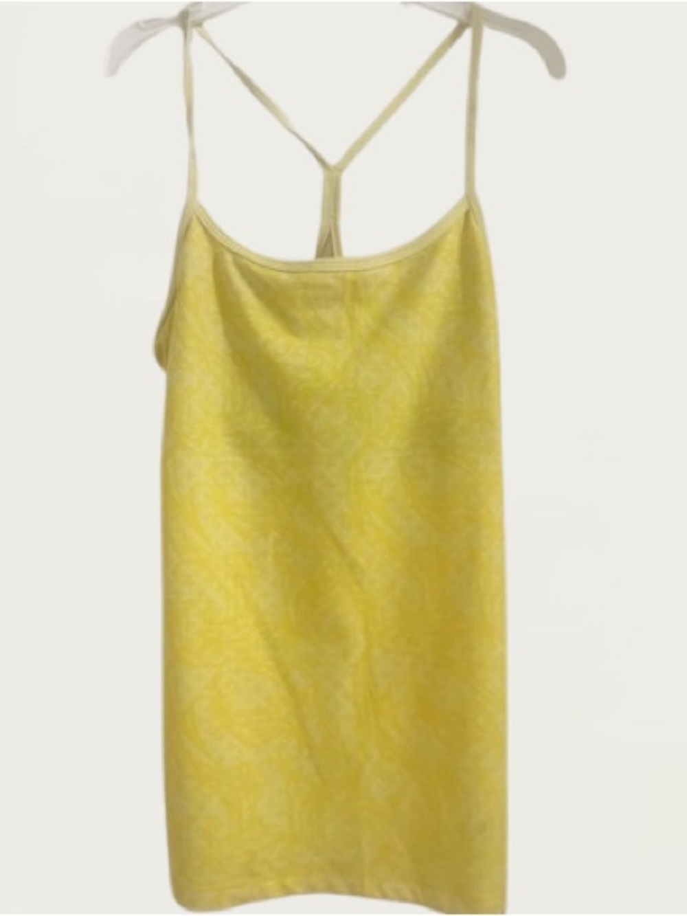 Vintage Lululemon Yellow Lace Tank Top